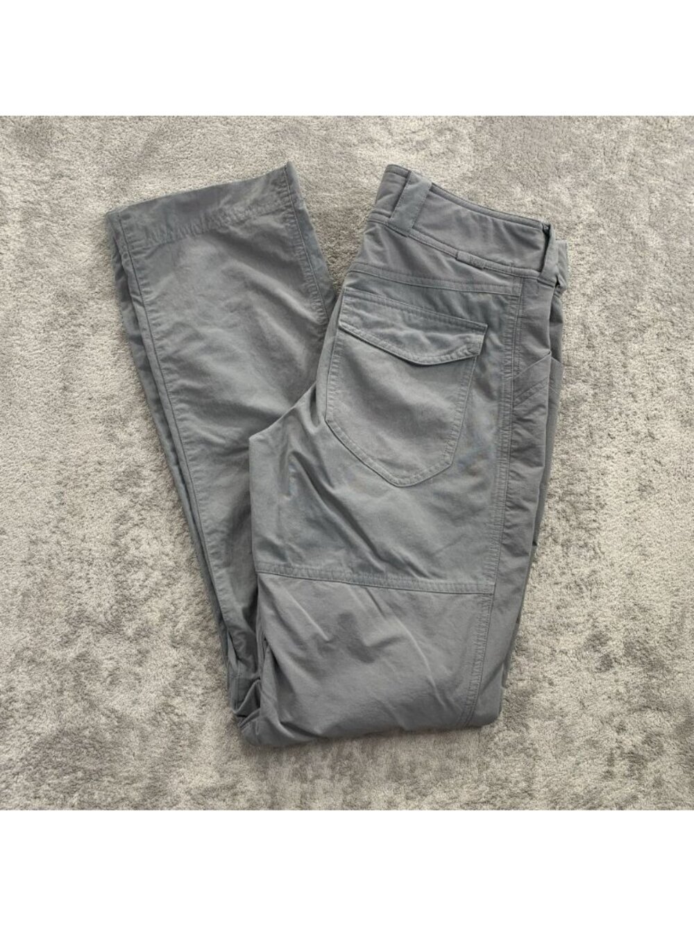 REI Co-op Screenline Pants Womens 4 Gray Hiking Stretch Vented Outdoor Trouser